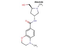 N-[(3R,5S)-5-(hydroxymethyl)-1-methylpyrrolidin-3-yl]-4-methyl-3,4-dihydro-2H-1,4-benzoxazine-7-carboxamide