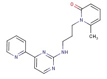 6-methyl-1-(3-{[4-(2-pyridinyl)-2-pyrimidinyl]amino}propyl)-2(1H)-pyridinone
