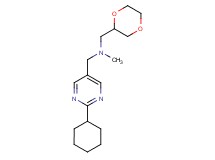 1-(2-cyclohexylpyrimidin-5-yl)-N-(1,4-dioxan-2-ylmethyl)-N-methylmethanamine