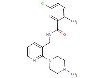 5-chloro-2-methyl-N-{[2-(4-methylpiperazin-1-yl)pyridin-3-yl]methyl}benzamide