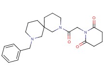 1-[2-(8-benzyl-2,8-diazaspiro[5.5]undec-2-yl)-2-oxoethyl]-2,6-piperidinedione