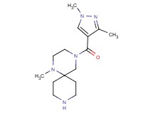 4-[(1,3-dimethyl-1H-pyrazol-4-yl)carbonyl]-1-methyl-1,4,9-triazaspiro[5.5]undecane
