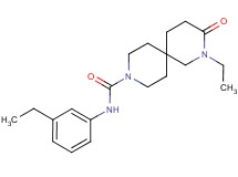 2-ethyl-N-(3-ethylphenyl)-3-oxo-2,9-diazaspiro[5.5]undecane-9-carboxamide
