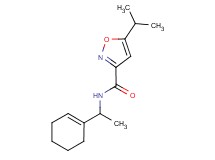 N-[1-(1-cyclohexen-1-yl)ethyl]-5-isopropyl-3-isoxazolecarboxamide