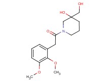 1-[(2,3-dimethoxyphenyl)acetyl]-3-(hydroxymethyl)-3-piperidinol