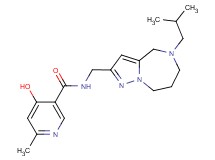4-hydroxy-N-[(5-isobutyl-5,6,7,8-tetrahydro-4H-pyrazolo[1,5-a][1,4]diazepin-2-yl)methyl]-6-methylnicotinamide