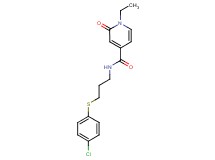 N-{3-[(4-chlorophenyl)thio]propyl}-1-ethyl-2-oxo-1,2-dihydropyridine-4-carboxamide