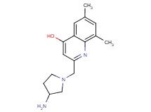 2-[(3-amino-1-pyrrolidinyl)methyl]-6,8-dimethyl-4-quinolinol dihydrochloride