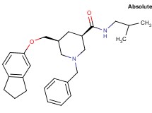(3R,5S)-1-benzyl-5-[(2,3-dihydro-1H-inden-5-yloxy)methyl]-N-isobutyl-3-piperidinecarboxamide