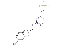 N-[(6-methylimidazo[1,2-a]pyridin-2-yl)methyl]-4-(3,3,3-trifluoropropyl)pyrimidin-2-amine