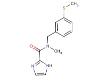 N-methyl-N-[3-(methylthio)benzyl]-1H-imidazole-2-carboxamide