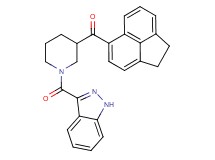 1,2-dihydro-5-acenaphthylenyl[1-(1H-indazol-3-ylcarbonyl)-3-piperidinyl]methanone