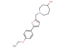1-{[5-(4-ethoxyphenyl)-2-furyl]methyl}azepan-4-ol