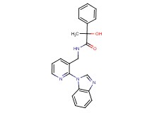 N-{[2-(1H-benzimidazol-1-yl)pyridin-3-yl]methyl}-2-hydroxy-2-phenylpropanamide
