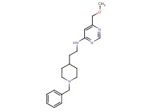 N-[2-(1-benzylpiperidin-4-yl)ethyl]-6-(methoxymethyl)pyrimidin-4-amine