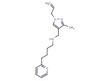 N-[(1-allyl-3-methyl-1H-pyrazol-4-yl)methyl]-4-pyridin-2-ylbutan-1-amine