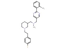 ({1-[2-(4-fluorophenyl)ethyl]-3-piperidinyl}methyl)methyl{[2-(2-methylphenyl)-5-pyrimidinyl]methyl}amine