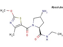 (2S,4R)-4-amino-N-ethyl-1-[(2-methoxy-4-methyl-1,3-thiazol-5-yl)carbonyl]pyrrolidine-2-carboxamide