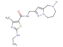 2-(ethylamino)-4-methyl-N-(5,6,7,8-tetrahydro-4H-pyrazolo[1,5-a][1,4]diazepin-2-ylmethyl)-1,3-thiazole-5-carboxamide dihydrochloride