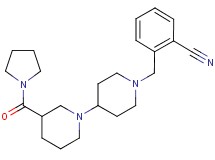 2-{[3-(pyrrolidin-1-ylcarbonyl)-1,4'-bipiperidin-1'-yl]methyl}benzonitrile