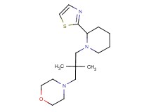 4-{2,2-dimethyl-3-[2-(1,3-thiazol-2-yl)piperidin-1-yl]propyl}morpholine