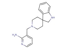 3-(1,2-dihydro-1'H-spiro[indole-3,4'-piperidin]-1'-ylmethyl)pyridin-2-amine