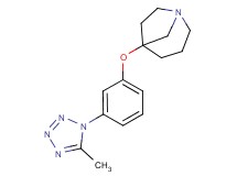 5-[3-(5-methyl-1H-tetrazol-1-yl)phenoxy]-1-azabicyclo[3.2.1]octane