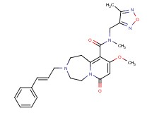 9-methoxy-N-methyl-N-[(4-methyl-1,2,5-oxadiazol-3-yl)methyl]-7-oxo-3-[(2E)-3-phenyl-2-propen-1-yl]-1,2,3,4,5,7-hexahydropyrido[1,2-d][1,4]diazepine-10-carboxamide