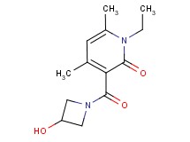 1-ethyl-3-[(3-hydroxyazetidin-1-yl)carbonyl]-4,6-dimethylpyridin-2(1H)-one