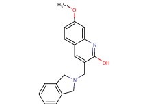 3-(1,3-dihydro-2H-isoindol-2-ylmethyl)-7-methoxy-2-quinolinol