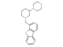 4-[1-(dibenzo[b,d]furan-4-ylmethyl)-3-piperidinyl]morpholine