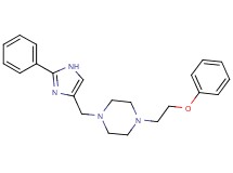 1-(2-phenoxyethyl)-4-[(2-phenyl-1H-imidazol-4-yl)methyl]piperazine bis(trifluoroacetate)