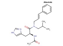 (2S)-2-(acetylamino)-3-(1H-imidazol-4-yl)-N-isobutyl-N-[(2E)-3-phenylprop-2-en-1-yl]propanamide