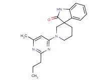 1'-(6-methyl-2-propylpyrimidin-4-yl)spiro[indole-3,3'-piperidin]-2(1H)-one