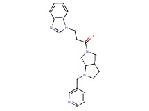 1-{3-oxo-3-[(3aS,6aS)-1-(pyridin-3-ylmethyl)hexahydropyrrolo[3,4-b]pyrrol-5(1H)-yl]propyl}-1H-benzimidazole