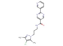 N-[3-(4-chloro-3,5-dimethyl-1H-pyrazol-1-yl)propyl]-2-(3-pyridinyl)-5-pyrimidinecarboxamide