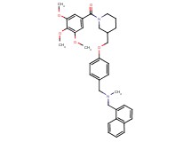N-methyl-1-(1-naphthyl)-N-(4-{[1-(3,4,5-trimethoxybenzoyl)-3-piperidinyl]methoxy}benzyl)methanamine