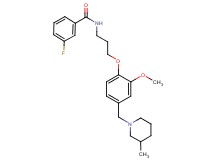 3-fluoro-N-(3-{2-methoxy-4-[(3-methyl-1-piperidinyl)methyl]phenoxy}propyl)benzamide