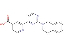 2-[2-(3,4-dihydroisoquinolin-2(1H)-yl)pyrimidin-4-yl]isonicotinic acid