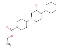 ethyl 4-(4-cyclohexyl-3-oxopiperazin-1-yl)piperidine-1-carboxylate