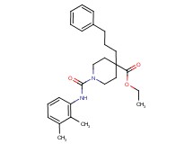 ethyl 1-{[(2,3-dimethylphenyl)amino]carbonyl}-4-(3-phenylpropyl)-4-piperidinecarboxylate