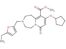 methyl 9-(cyclopentyloxy)-3-[(5-ethyl-2-furyl)methyl]-7-oxo-1,2,3,4,5,7-hexahydropyrido[1,2-d][1,4]diazepine-10-carboxylate