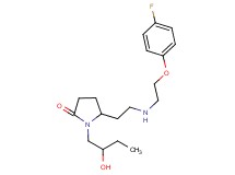 5-(2-{[2-(4-fluorophenoxy)ethyl]amino}ethyl)-1-(2-hydroxybutyl)-2-pyrrolidinone