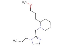 2-(3-methoxypropyl)-1-[(1-propyl-1H-imidazol-2-yl)methyl]piperidine