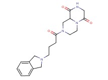 8-[4-(1,3-dihydro-2H-isoindol-2-yl)butanoyl]tetrahydro-2H-pyrazino[1,2-a]pyrazine-1,4(3H,6H)-dione