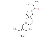 7-(2,6-dimethylbenzyl)-2-isobutyryl-2,7-diazaspiro[4.5]decane