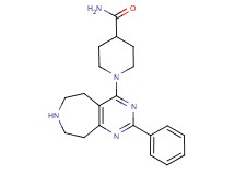 1-(2-phenyl-6,7,8,9-tetrahydro-5H-pyrimido[4,5-d]azepin-4-yl)piperidine-4-carboxamide