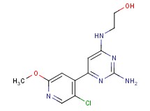 2-{[2-amino-6-(5-chloro-2-methoxypyridin-4-yl)pyrimidin-4-yl]amino}ethanol