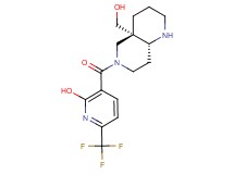 3-{[(4aS*,8aR*)-4a-(hydroxymethyl)octahydro-1,6-naphthyridin-6(2H)-yl]carbonyl}-6-(trifluoromethyl)-2-pyridinol