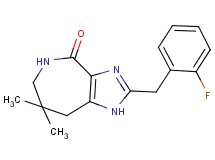 2-(2-fluorobenzyl)-7,7-dimethyl-5,6,7,8-tetrahydroimidazo[4,5-c]azepin-4(1H)-one